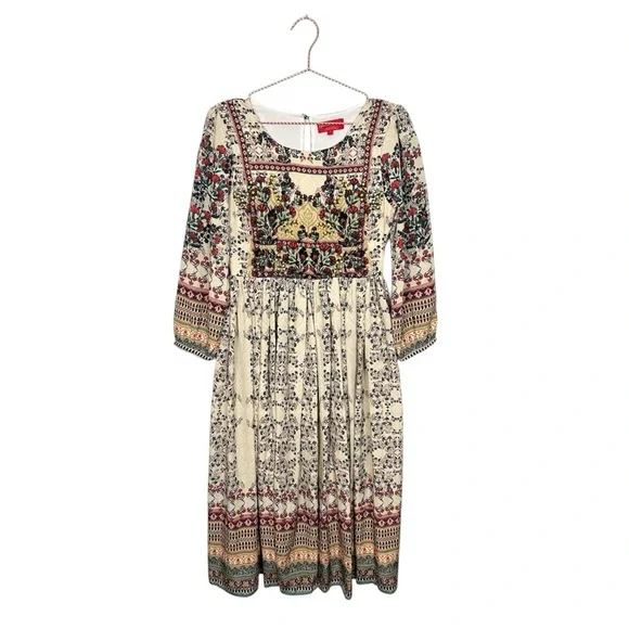 Anthropologie Bhanuni By Jyoti Far Fields Midi Dress - Picture 4 of 11